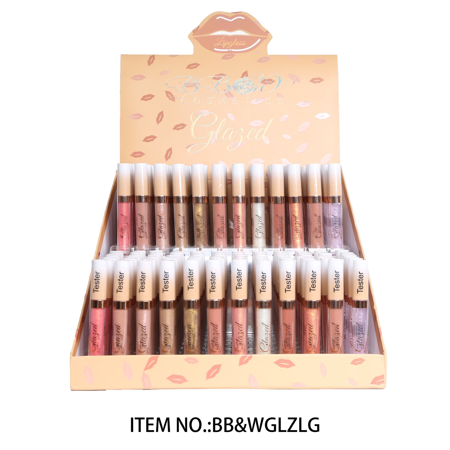 Glazed lipgloss Display - BB&W Wholesale